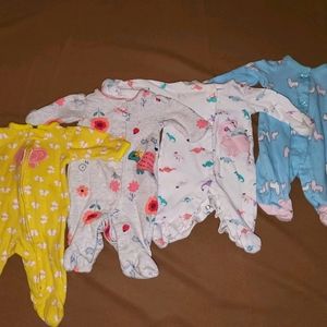 Preemie girl Sleepers